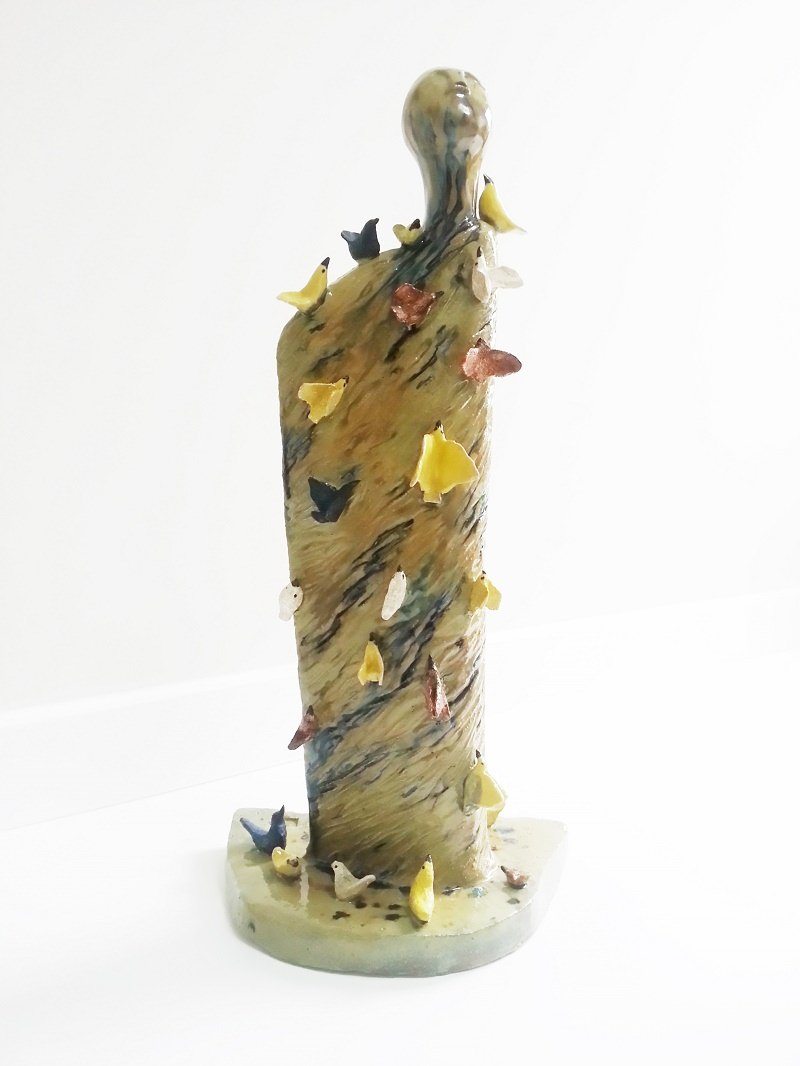 Birdman by Yvonne Leon Ceramics Kick Up The Arts Jan 2016