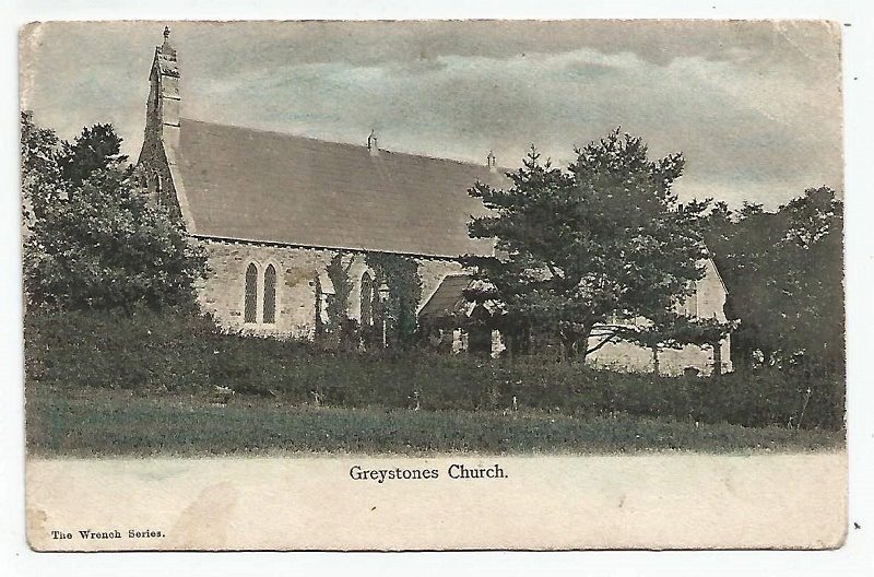 Greystones Church The Wrench Series Postcard
